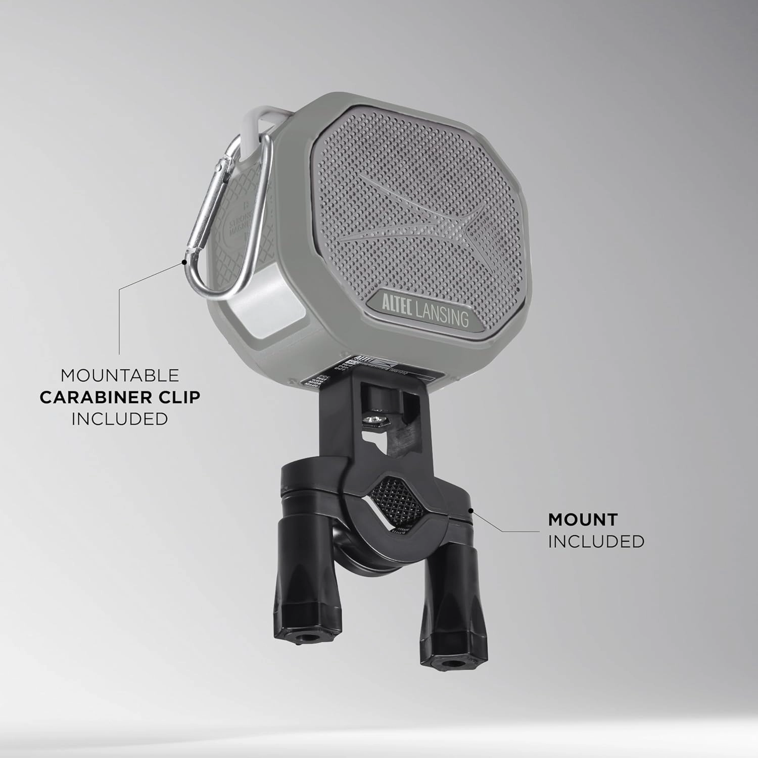 Altec Lansing HYDRATREK Magnetic Bluetooth Speaker, Waterproof IP67, Portable Speaker, True Wireless Pairing, USB-C Quick Charge, 3.7V 400mAh Battery, Voice Assistant, Perfect for Any Adventure…