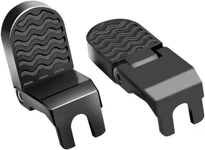 Aluminum Alloy Rear Footrest Pegs for Electric Bikes Convenient Folding Feature, Set of 2 (M15)