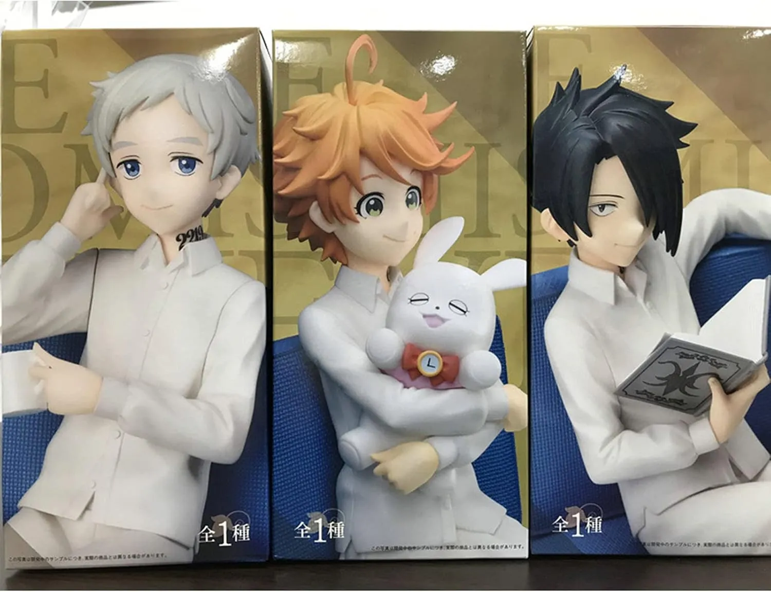 Anime Emma Norman Ray Action Figure Model Statue Collectibles Toy Desktop Ornaments