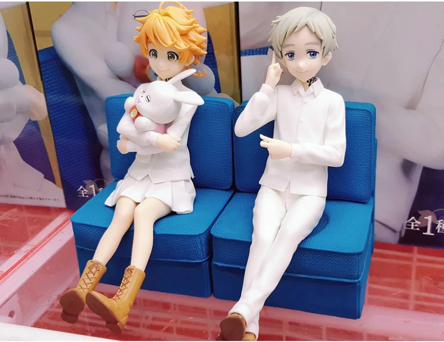 Anime Emma Norman Ray Action Figure Model Statue Collectibles Toy Desktop Ornaments