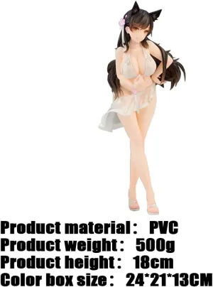Anime Figure IJN Atago Figure Swimwear Standing Position Removable Clothes Model Statue Ornaments