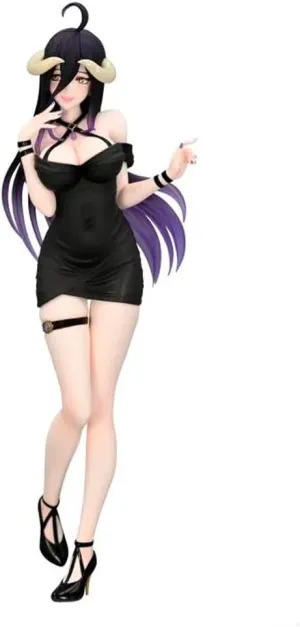 Anime Overlord Cute Albedo Mini Black Dress Version Figure 8.26" in