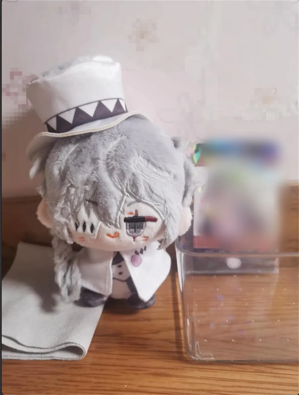 Anime Plush Doll Dazai Osamu Nakahara Chuuya Edogawa Rampo Mini Pendant Keychain Cute Toy Kids Gift(Nikolai Gogol)