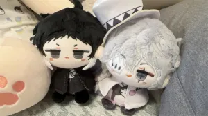 Anime Plush Doll Dazai Osamu Nakahara Chuuya Edogawa Rampo Mini Pendant Keychain Cute Toy Kids Gift(Nikolai Gogol)