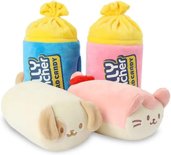 Anirollz Stuffed Animal Plush Toy - Official Hershey Chocolate Blanket Outfitz Doll | Soft, Squishy, Warm, Cute, Comfort, Safe| Pillow with Kitty - Valentine's Day Gift 6" Jolly Rancher Kittiroll