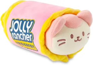 Anirollz Stuffed Animal Plush Toy - Official Hershey Chocolate Blanket Outfitz Doll | Soft, Squishy, Warm, Cute, Comfort, Safe| Pillow with Kitty - Valentine's Day Gift 6" Jolly Rancher Kittiroll