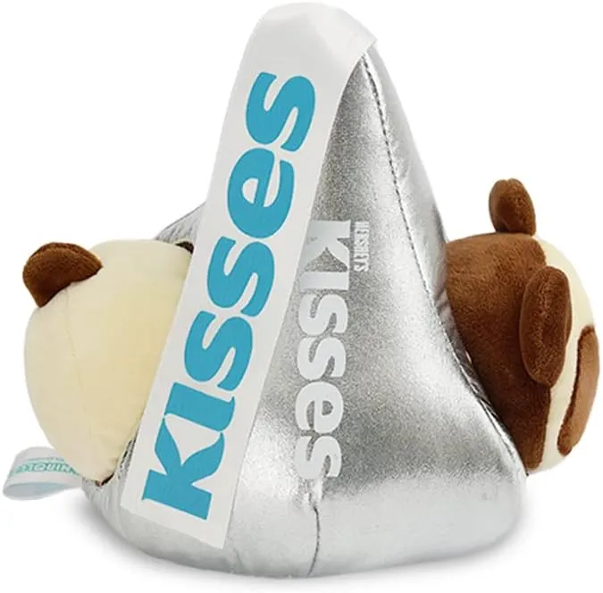 Anirollz Stuffed Animal Plush Toy - Official Hershey Kisses Chocolate Toy Blanket Outfitz Doll | Soft, Squishy, Warm, Cute, Comfort, Safe| Pillow with Panda - Valentine's Day Gift 6" Pandaroll