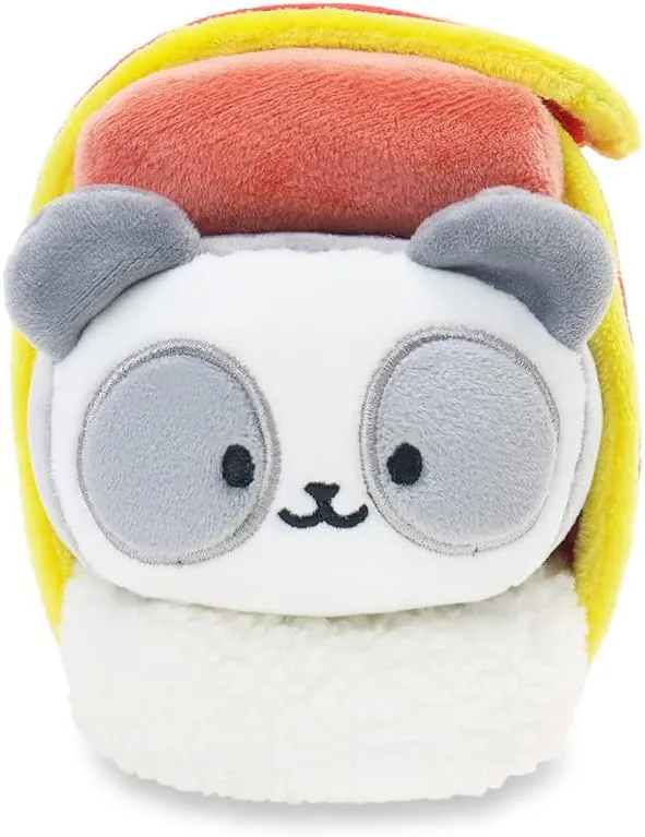 Anirollz Stuffed Animal Plush Toy - Official SPAM Musubi Blanket Outfitz Doll | Soft, Squishy, Warm, Cute, Comfort, Safe| Pillow with Panda - Birthday Decorations Graduation Gift 6" Pandaroll