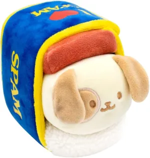 Anirollz Stuffed Animal Plush Toy - Official SPAM Musubi Blanket Outfitz Doll | Soft, Squishy, Warm, Cute, Comfort, Safe| Pillow with Puppy - Birthday Decorations Graduation Gift 6" Puppiroll