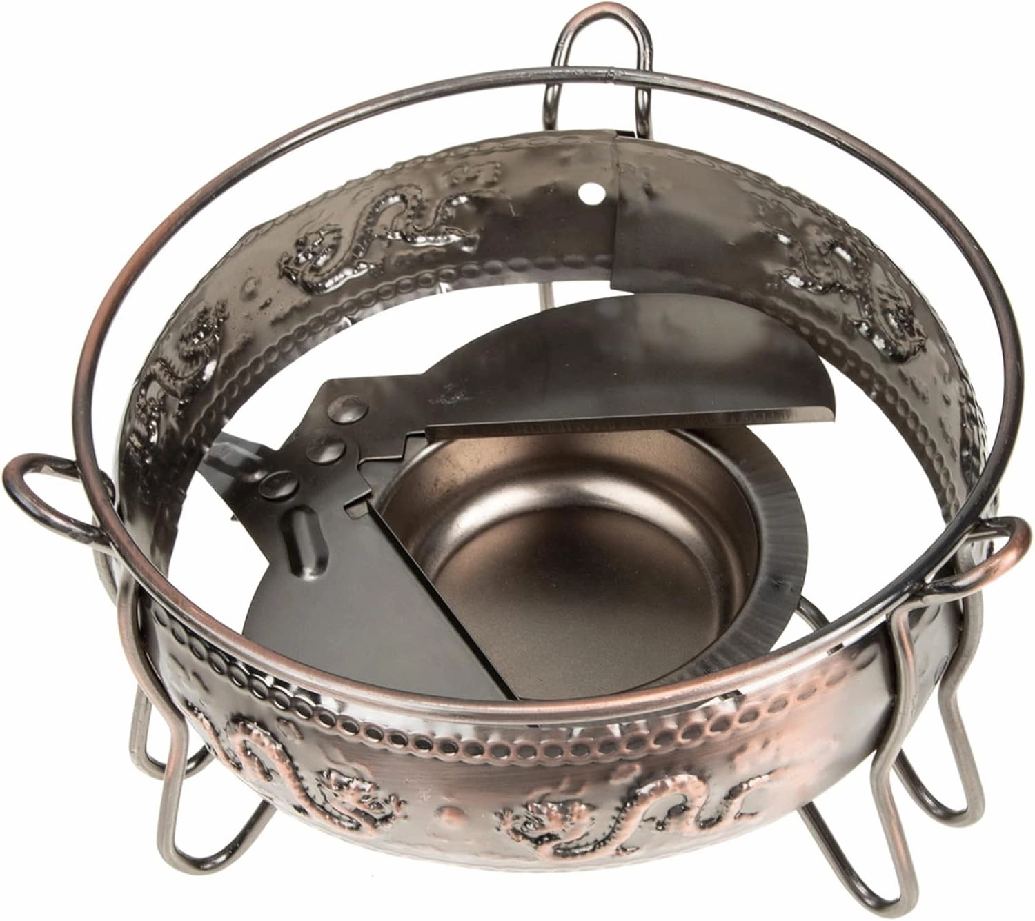 Antique Pot Stove Alcohol Furnace for Camping Picnics Outdoor Cooking Lightweight Durable Design