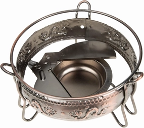 Antique Pot Stove Alcohol Furnace for Camping Picnics Outdoor Cooking Lightweight Durable Design