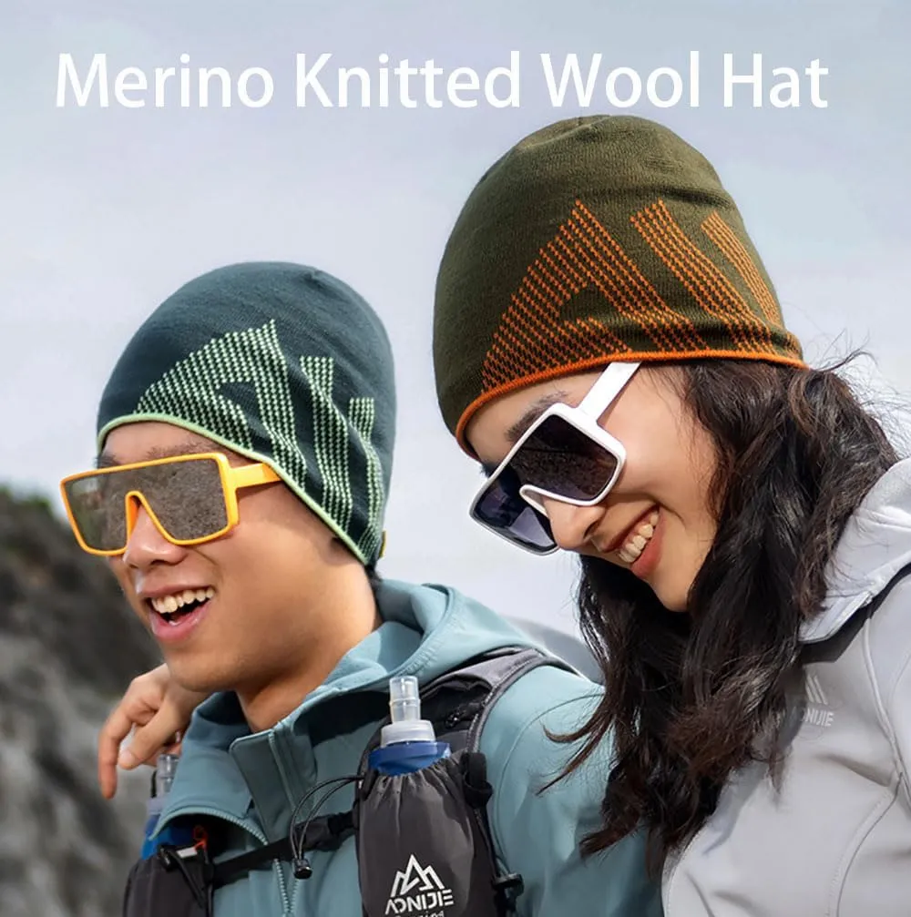 AONIJIE Merino Wool Cuff Beanie Winter Hat for Women Men Soft Knit Beanie Hat for Cold Weather