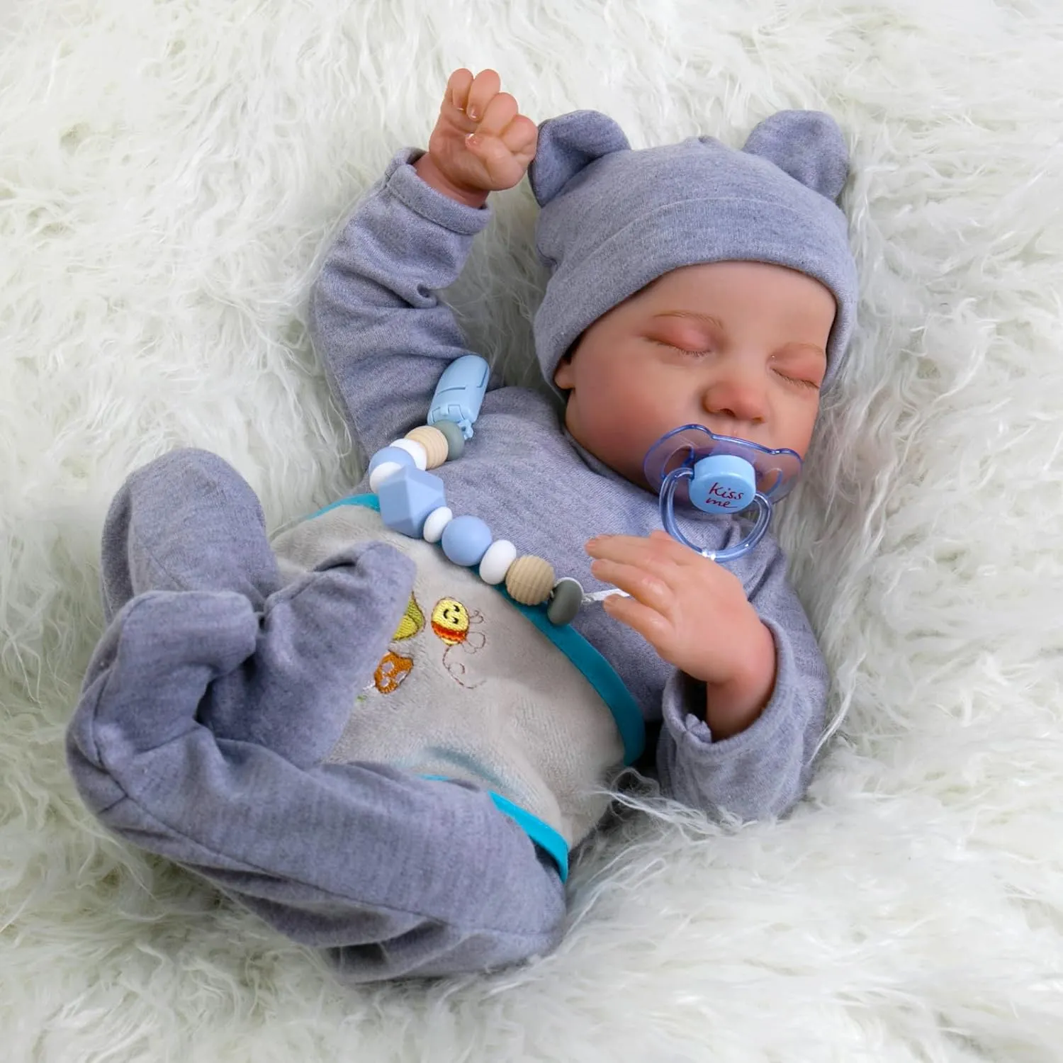 Aori Lifelike Reborn Baby Dolls Boy - 18 in Baby Soft Body Realistic-Newborn Baby Dolls, Real Life Baby Dolls with Accessories for Kids Age 3 
