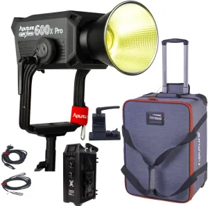 Aputure 600x Pro Aputure Light Storm LS 600X Pro 600W Bi-Color LED Video Light 2700K~6500K Variable CCT App Control with 9 Lighting FX (V-Mount)
