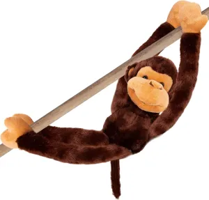 ArtCreativity Long Arm Plush Monkey, 23 Inch Hanging Monkey with Connectable Limbs, Ultra Soft and Huggable Stuffed Animal for Kids, Cute Home and Nursery Décor, Best Birthday Gift Idea