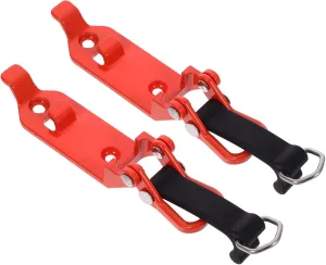 ARTIBETTER 2pcs Metal Shovel Holder Clamp for Car Roof Rack Mounting Tool Fixation Bracket Easy Installation for Fastening and Secure Storage