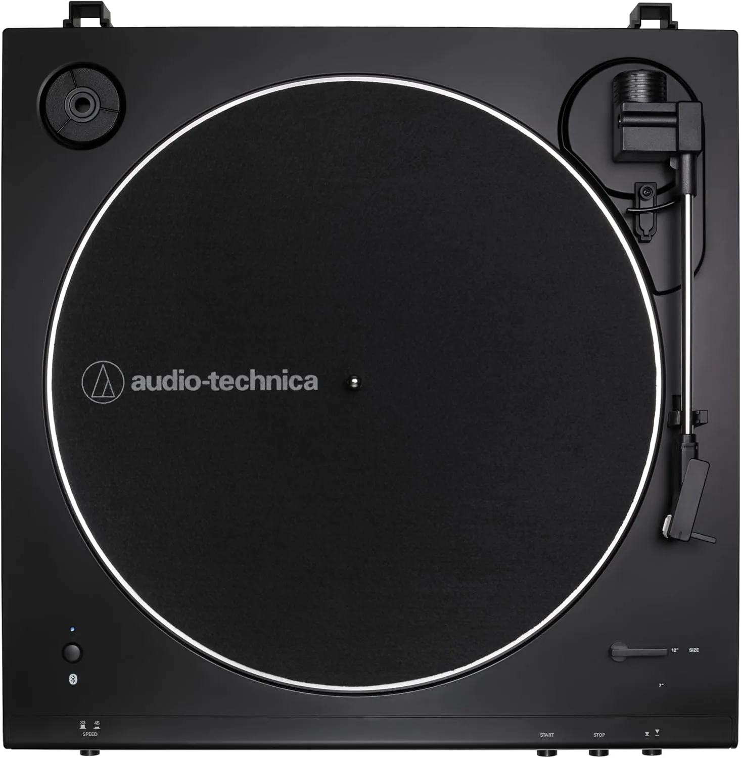 Audio-Technica AT-LP60XBT-BK Fully Automatic Wireless Belt-Drive Turntable (Black) (ATLP60XBTBK)