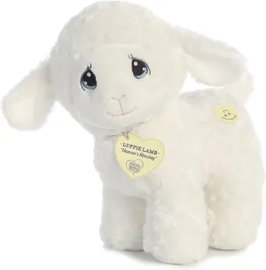 Aurora - Precious Moments - 10" Luffie Lamb Musical, White