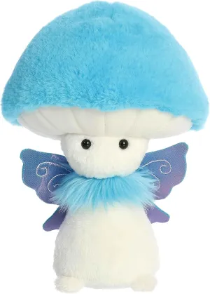 Aurora® Vibrant Fungi Friends™ Fairy Stuffed Animal - Unique Design - Loveable Companions - Blue 9 Inches