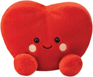 Aurora World- Aurora, 61541, Cuddle Pals Amore Heart 20 cm, Plush, Red, Red