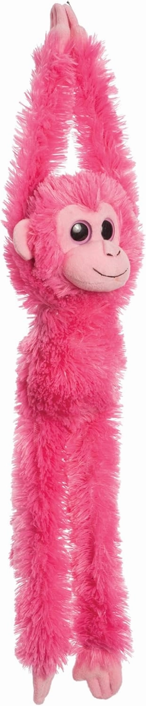 AURORA, 60198, Colourful Hanging Chimpanzee, 19In, Soft Toy, Pink