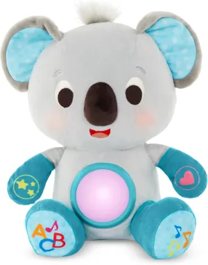 B. toys- B. play- Interactive Learning Sidekick Koala- Developmental Toy- Stuffed Animal Musical Baby Toy with Sounds, Lights- Educational & Sensory Toys – Newborns, Babies- 0 Months  