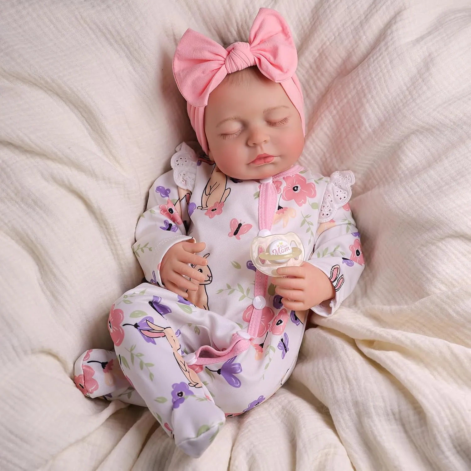 BABESIDE Lifelike Reborn Baby Dolls - 20 Inch-Soft Body Realistic-Newborn Baby Dolls Sleeping Girl Real Life Dolls with Clothes and Toy Accessories Gift for Kids Age 3 