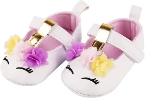 BABESIDE Reborn Baby Doll Shoes for 17-22 Inch Dolls, White Cute Style Baby Doll Shoes Accessories for Newborn Doll Girls