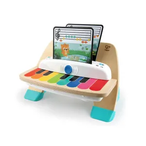Baby Einstein and Hape Magic Touch Wooden Toy Piano, Montessori Musical Learning Toy for Babies and Toddlers 6mo 