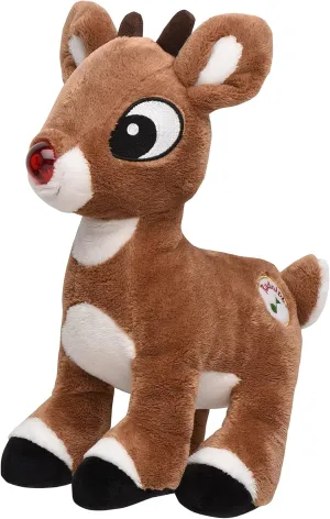 Baby Starters Musical Light Up Plush Toy, Rudolph, The Red Nosed Reindeer (10 inch)