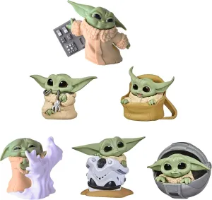 Baby Yoda Gifts,Baby Yoda Action Figure 2.2-Inch,Baby Yoda Doll,Baby Yoda Toys for Kid, Souvenir Desk Decoration for Adult(6 Pack)
