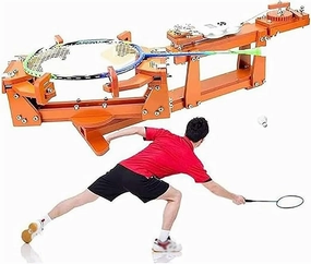Badminton Racket Stringing Machine, Winch Type Personal Stringing Tools, 6-Point Fixed 60lb Winch Type, for DIY Squash, Tennis
