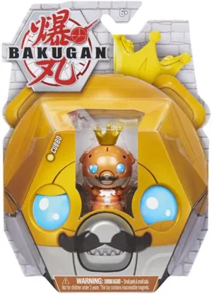 Bakugan 2021 Aurelus Cosplay King Cubbo 2-inch Core Collectible Figure and Trading Cards