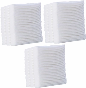 Balacoo Sets Triple-Layer Non-Woven Cotton Swab Reusable Face Pads Double-Sided Makeup Cotton Pads Facial Puff Packs Random