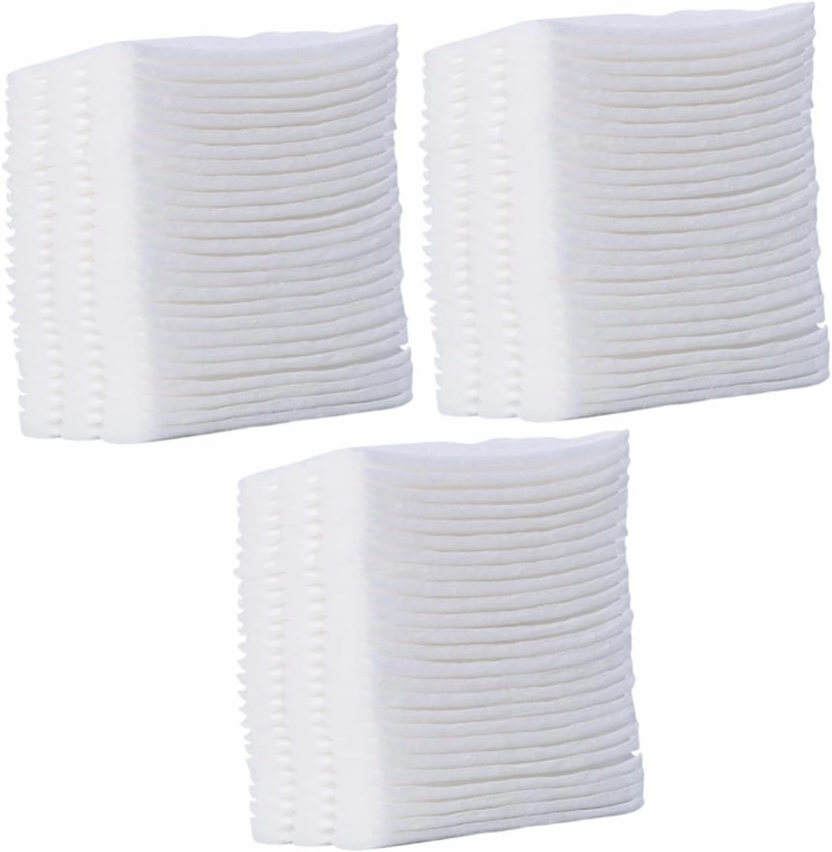 Balacoo Sets Triple-Layer Non-Woven Cotton Swab Reusable Face Pads Double-Sided Makeup Cotton Pads Facial Puff Packs Random