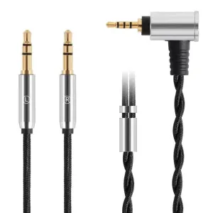 Balanced Cable Replacement for Hifiman Sundara HE4XX HE-350 HE1000 HE-400i(New Edition) HE560 2.5mm to Dual 3.5mm Works on M11  M15 M17 Digital Music Players(2.5mm)