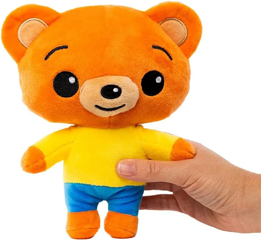 BANDAI The Clown Plim Plim Plush Toy with Musical Bam Bam, 20 cm, Multicoloured, Model PL85024, Toy with Sayings from the Series and Delights Children