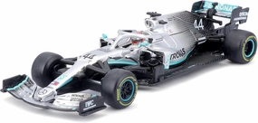 Bburago 1:43 F1 Mercedes AMG Petronas W10 EQ Power  with HEMLET Hamilton