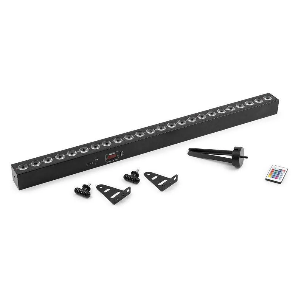 BeamZ BBB243 24 x 3W RGB Battery DMX LED Bar