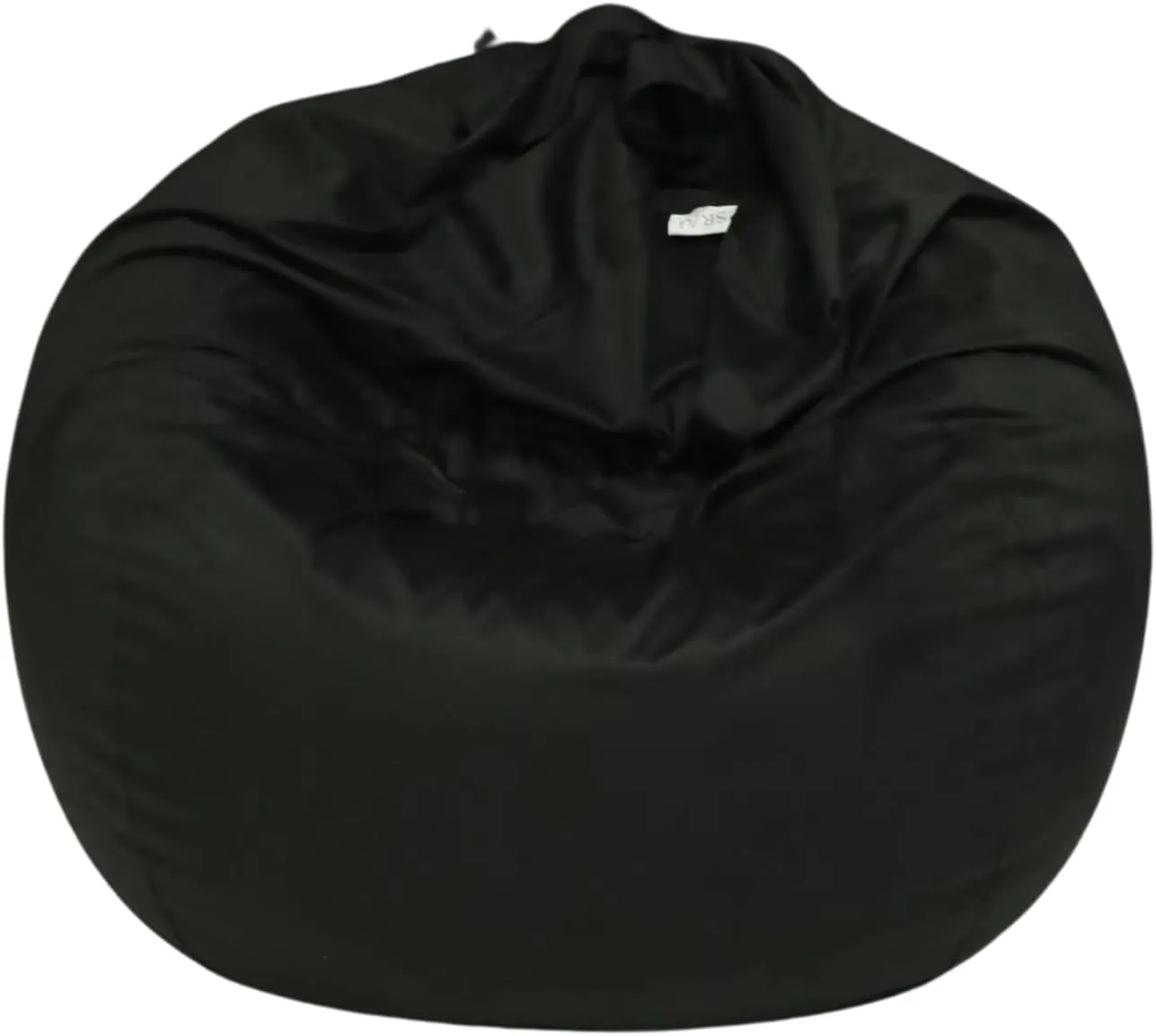 Bean Bag Cover with Liner Only Washable 3ft (No Filler) Velvety Luxurious Microfiber Suede Bean Bag Chair Cover for Adults Indoor (Black-Cover&Liner Only, Large)