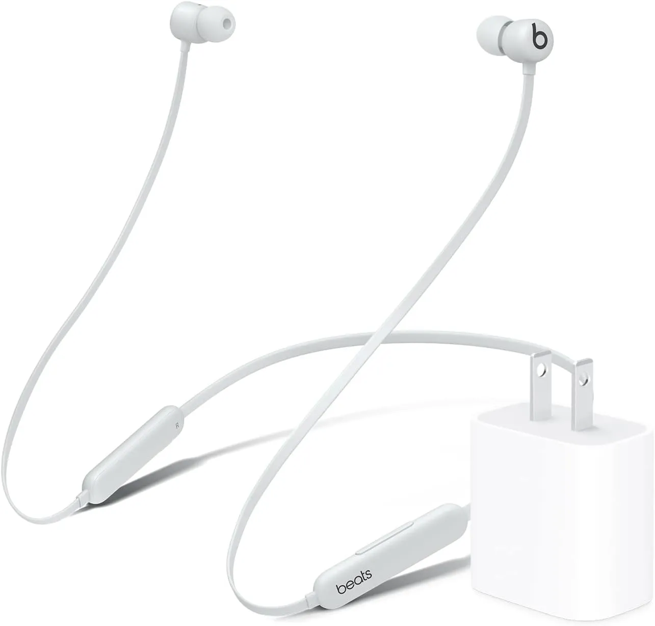 Beats Flex with Apple 20W USB-C Power Adapter - Smoke Gray