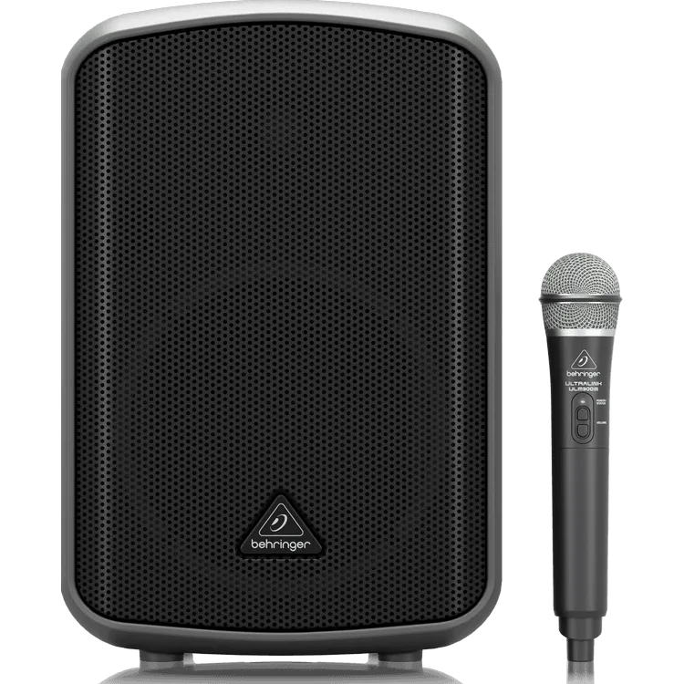 Behringer EUROPORT MPA200BT All-in-one Portable 200W PA System w/ Wireless Microphone, Bluetooth Connectivity and Battery Operation