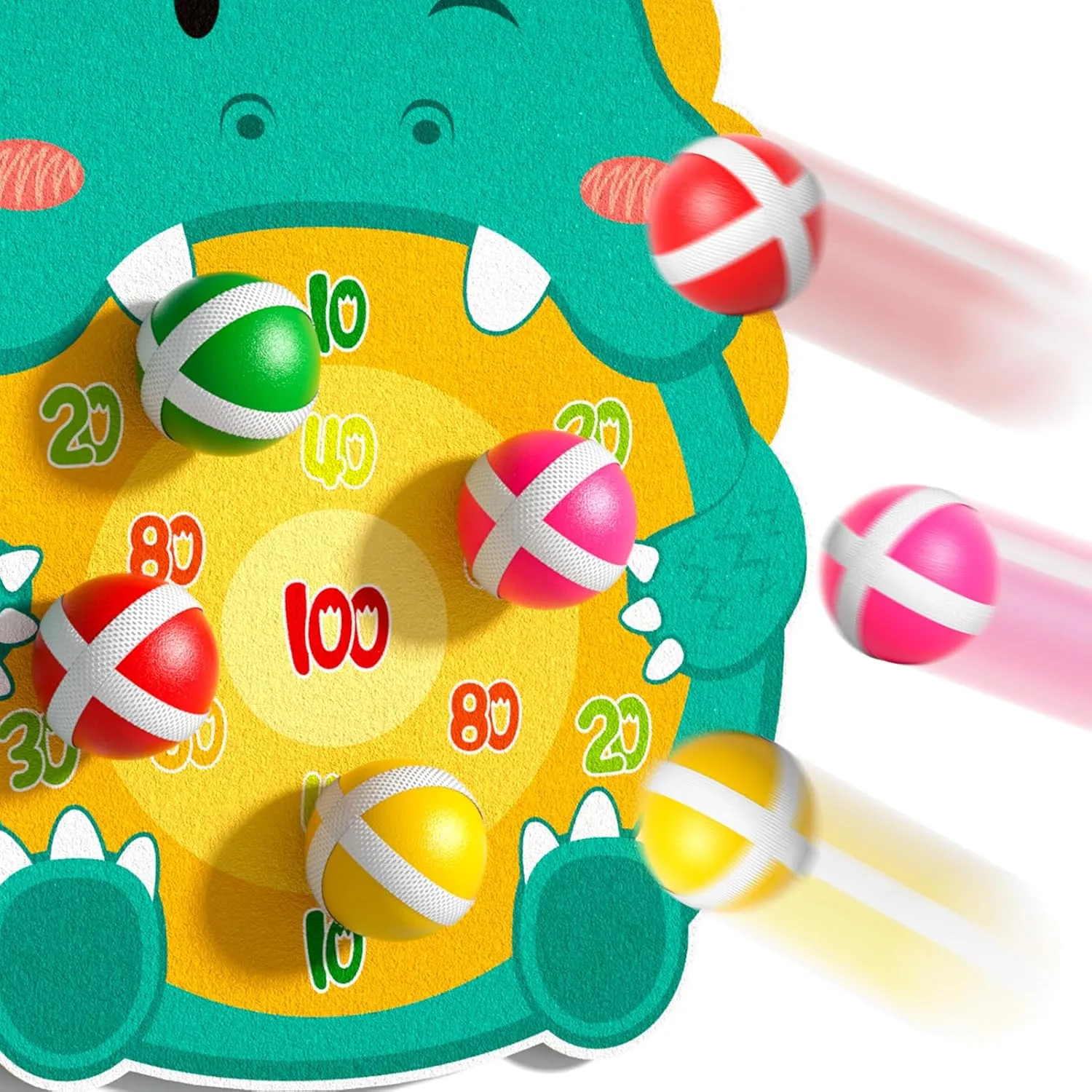 Bennol Outdoor Toys Gifts for Boys Ages 3-8, Dinosaur Outdoor Games Dart Board Toys for Kids