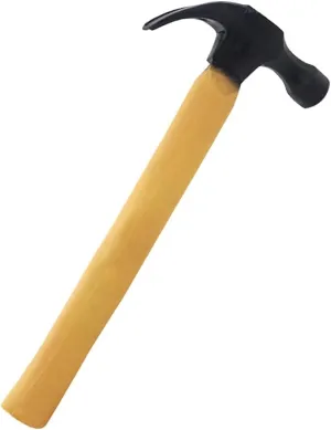 BESTOYARD Hammer Toy Funny Rubber for Halloween Party Props, Cosplay Accessories, Dress-up Fake Hammer for Pretend Play and Photo Decoration 11.22 * 4.92 * 0.78inch