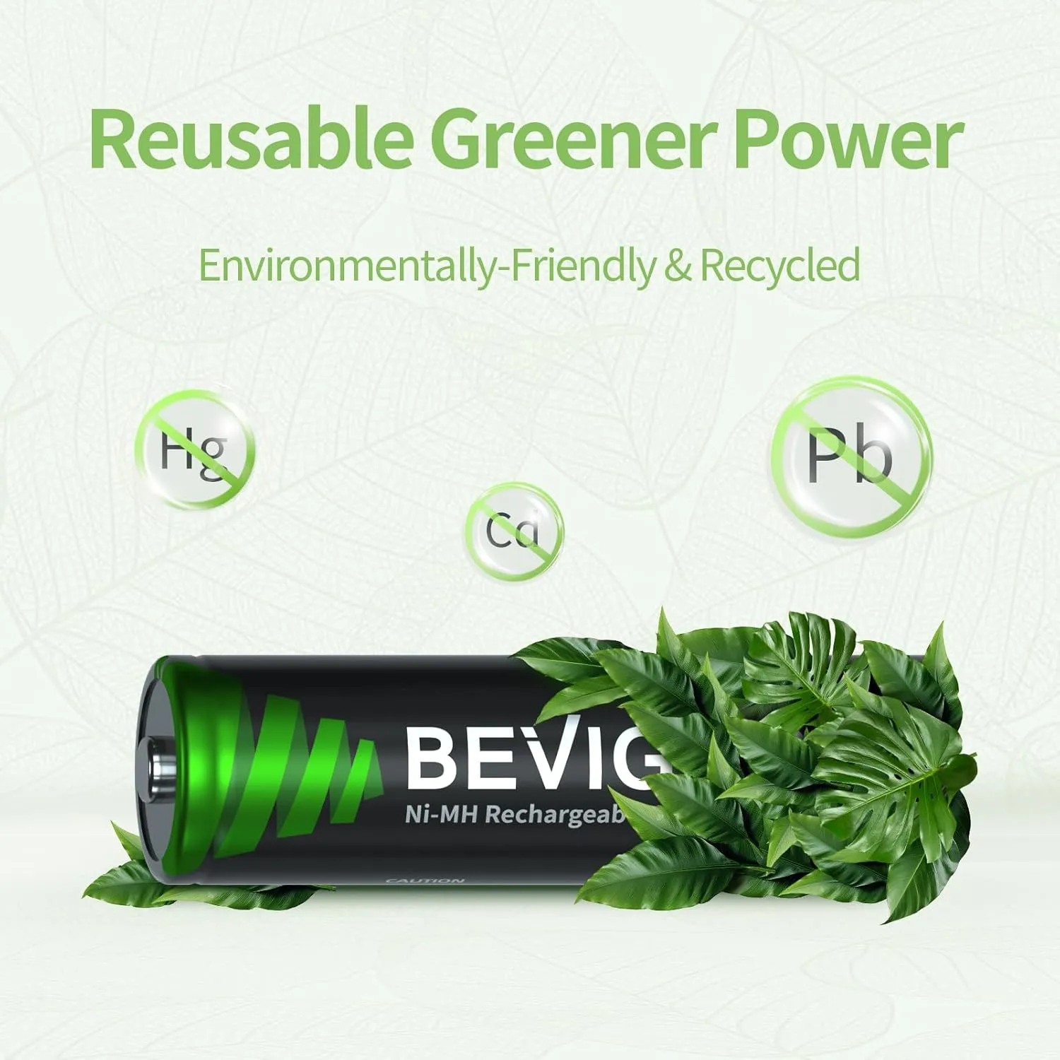 BEVIGOR 16 Sets AA AAA Rechargeable Batteries, High Capacity 8-Pack AA 2800mAh & 8-Pack AAA 1100mAh, 1.2V NiMH Low Self Discharge