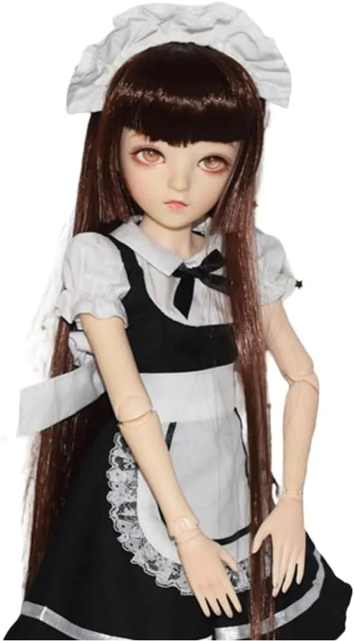 BJD Doll, Original 1/3 SD Dolls 24 Inch 18 Ball Jointed Doll DIY Toys with Full Set Clothes Shoes Wig Makeup, Best Gift for Christmas (Irene)