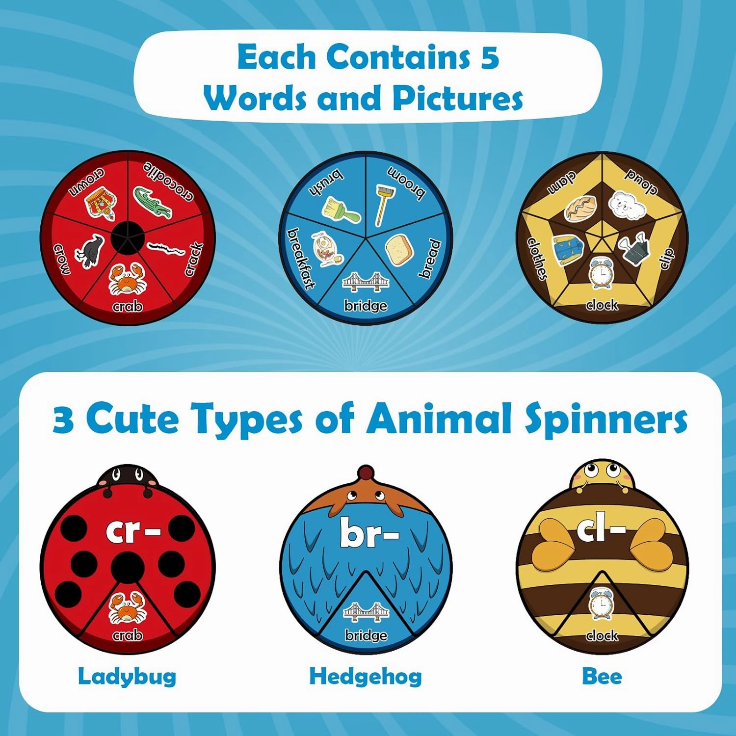 Blends & Digraphs Cards, Phonics Games,Speech Therapy Toys for Toddlers Kids,Learn to Read, Spelling Reading Learning Sight Words Games,Kindergarten Preschool Learning Activities Educational