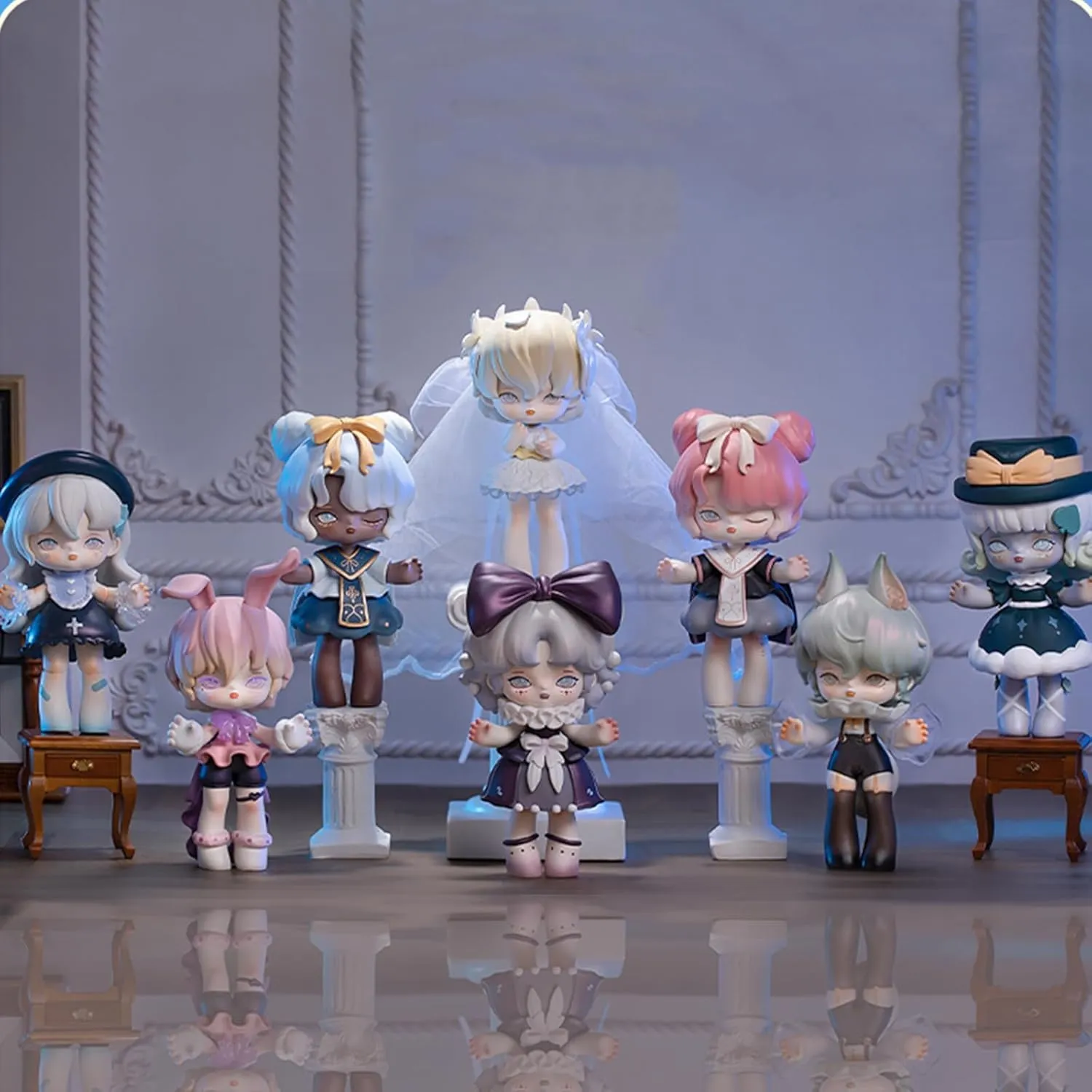 Blind Box Figures Toys,4.7" Cute Mini Dolls Kawaii MISYA Incredible Residence Series PVC Blind Box Doll Collectable Action Figure Posable Dress Up Doll for Girls Gift Toys