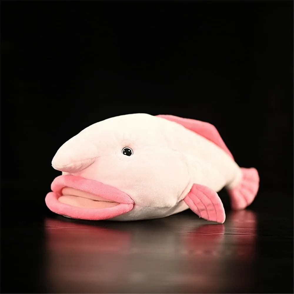 Blobfish Plush Stuffed Animal Soft Cuddly Toy Marine Life Collectible Realistic Sea Creature Design