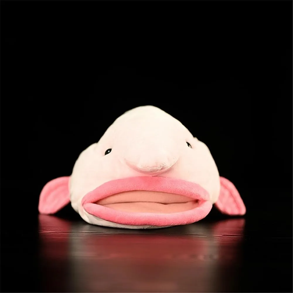 Blobfish Plush Stuffed Animal Soft Cuddly Toy Marine Life Collectible Realistic Sea Creature Design